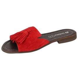 Inblu slippers women's shoes 158D148 red 1