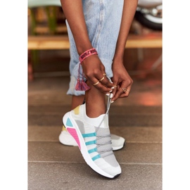 Women's Sport Shoes Memory Foam Big Star HH274531 White-Gray multicolored 1