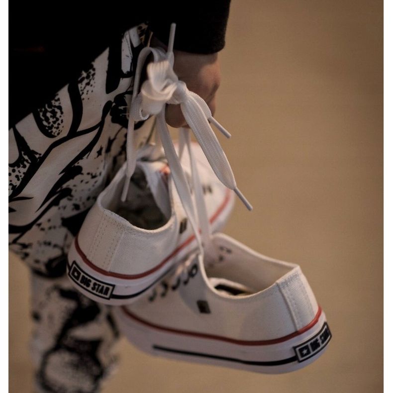 Children's Classic Low Sneakers Big Star HH374089 White 2