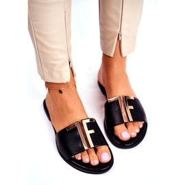 Elegant Women's Slippers Black Nicole Dilmah 3