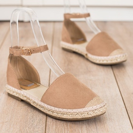 Kayla Beige Espadrilles With Buckle 1
