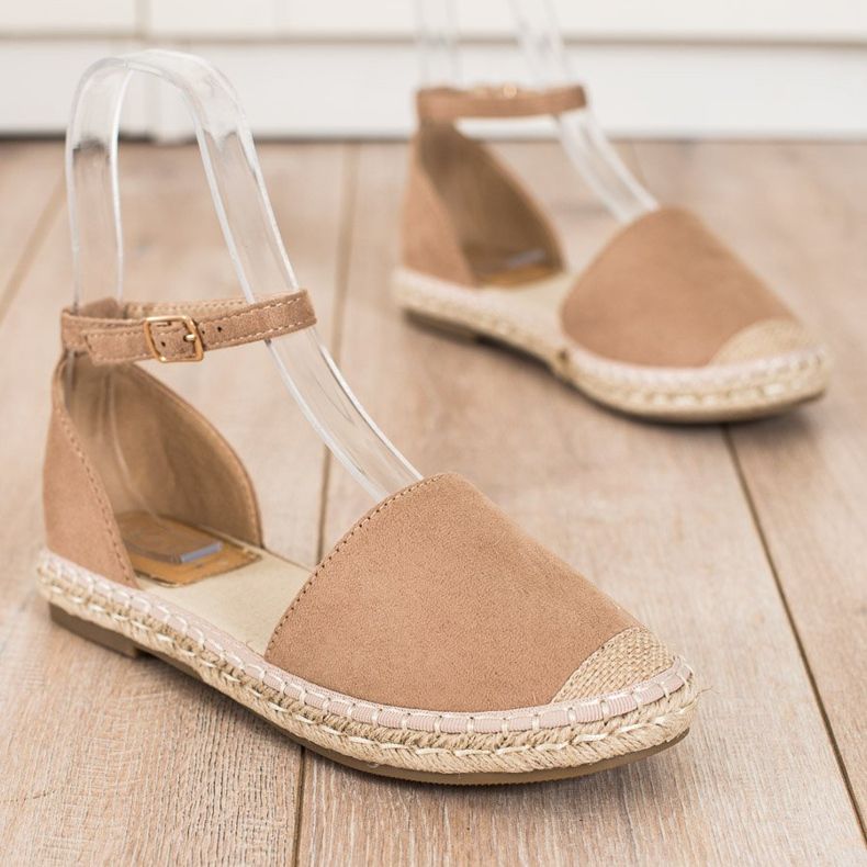 Kayla Beige Espadrilles With Buckle 1
