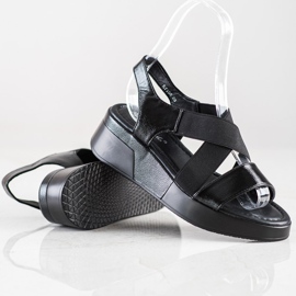Weide Slip-on Comfortable Sandals black 1