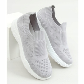 Gray LA172P Gray socks sports shoes grey 1 Gray LA172P Gray socks sports shoes grey 1
