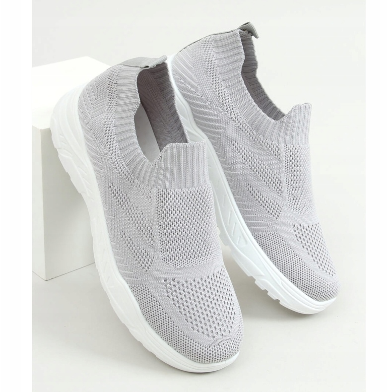 Gray LA172P Gray socks sports shoes grey 1 Gray LA172P Gray socks sports shoes grey 1