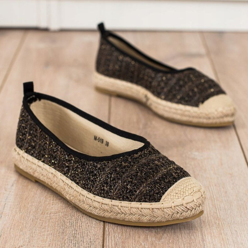 Kayla Casual Espadrilles beige golden 1