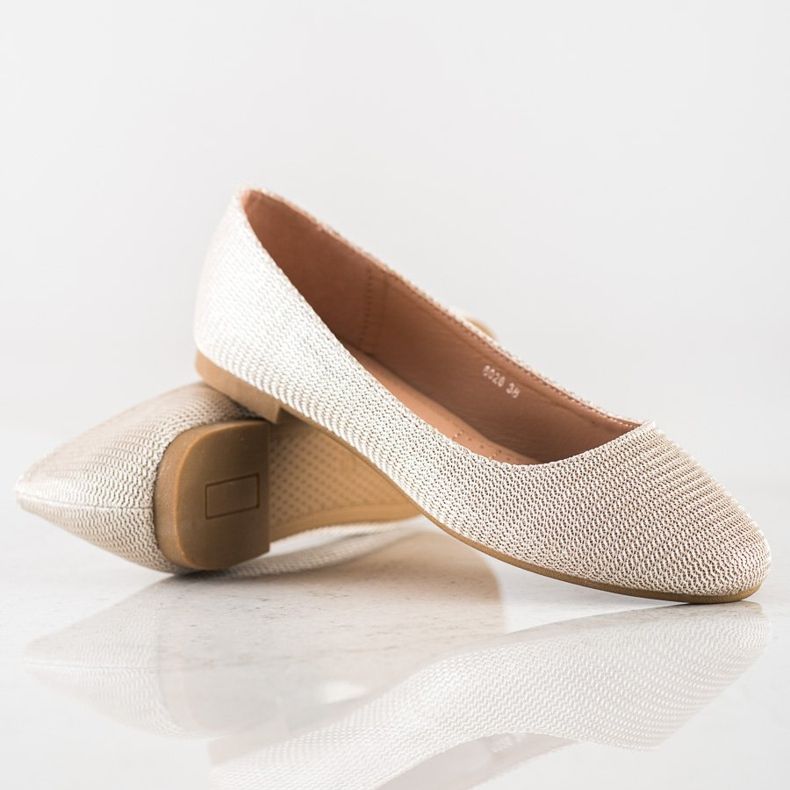 Super Mode Classic Ballerina With Glitter golden 1