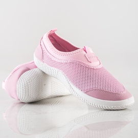 SHELOVET Light Pink Slipons 1