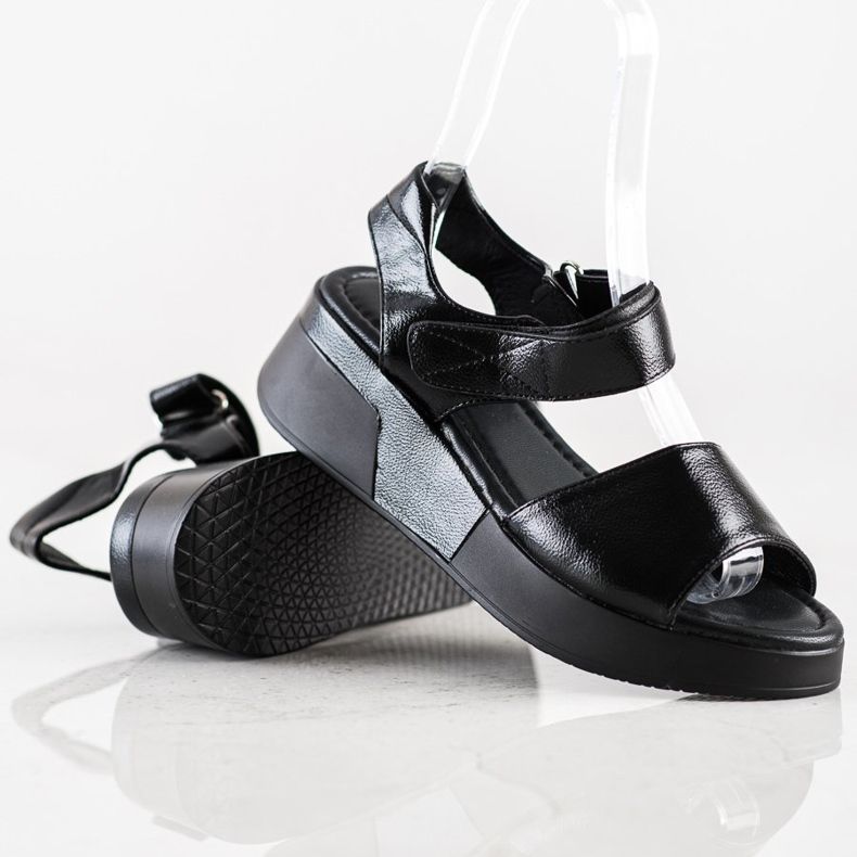 Weide Velcro Sandals black 1