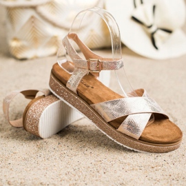 Bestelle Sandals On The Glitter Platform golden 1