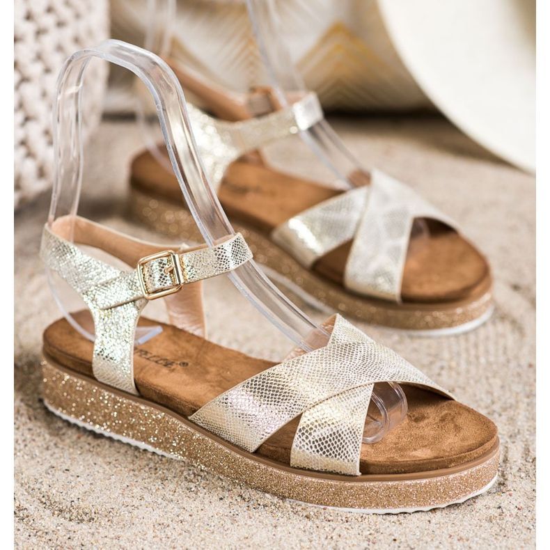 Bestelle Sandals On The Glitter Platform golden 1