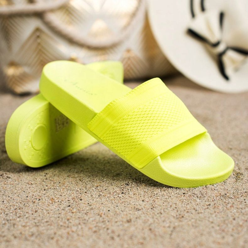 Anesia Paris Comfortable flip-flops yellow 1