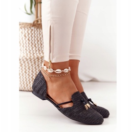 Ballerinas In Spitz With Braided Line Lu Boo Black 2