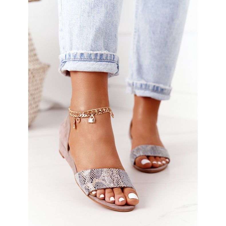 Leather Maciejka 1971-56 Beige Sandals 2 Leather Maciejka 1971-56 Beige Sandals 2