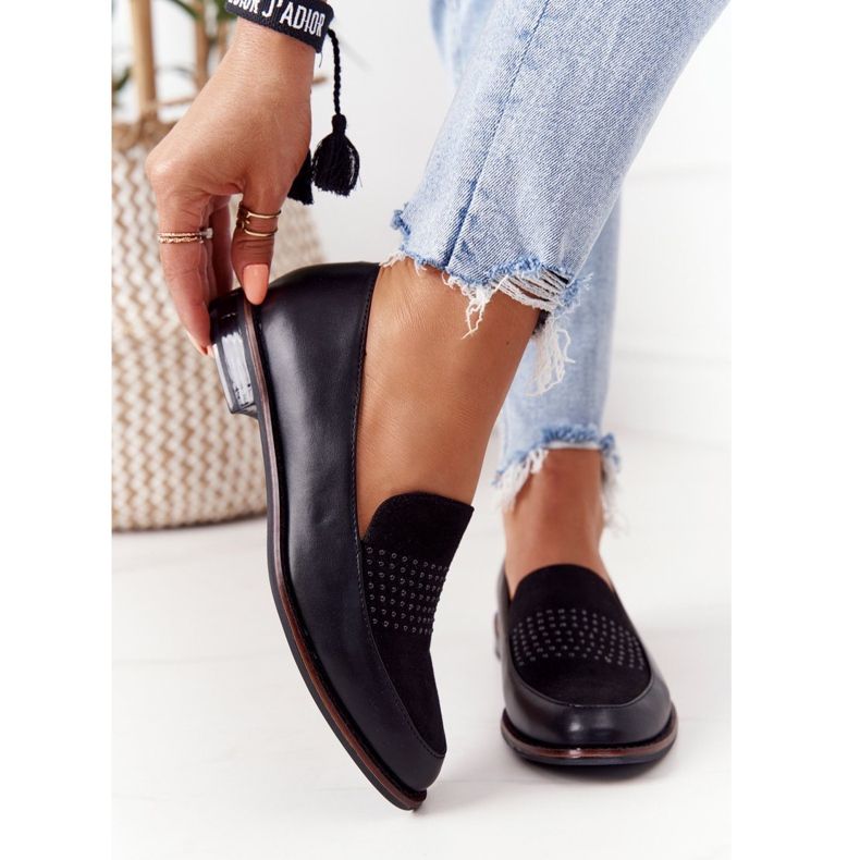 Women's Loafers Sergio Leone PB255 Black 2 Women's Loafers Sergio Leone PB255 Black 2