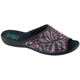 Adanex Tęg leaves flip-flops. G1 / 2 24616 beige brown red 2