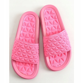 Women's fuchsia slippers 10-251 Fushia pink 1
