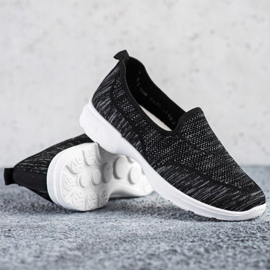 SHELOVET Openwork Sport Shoes black 1