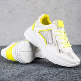 SHELOVET Sneakers With Mesh white 1