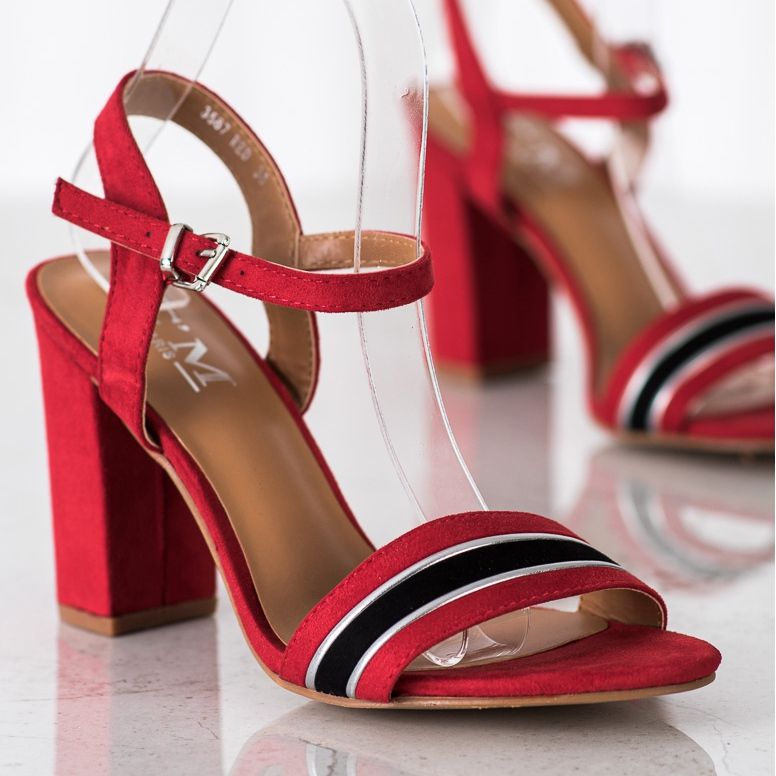 Cm Paris High Heeled Sandals red 1