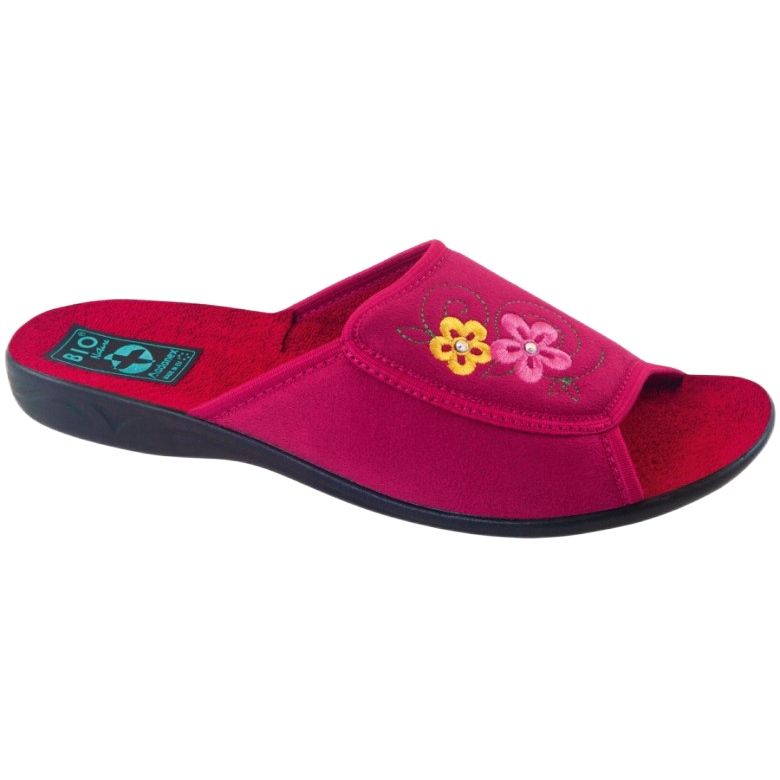 Women's slippers Adanex 24625 red 1