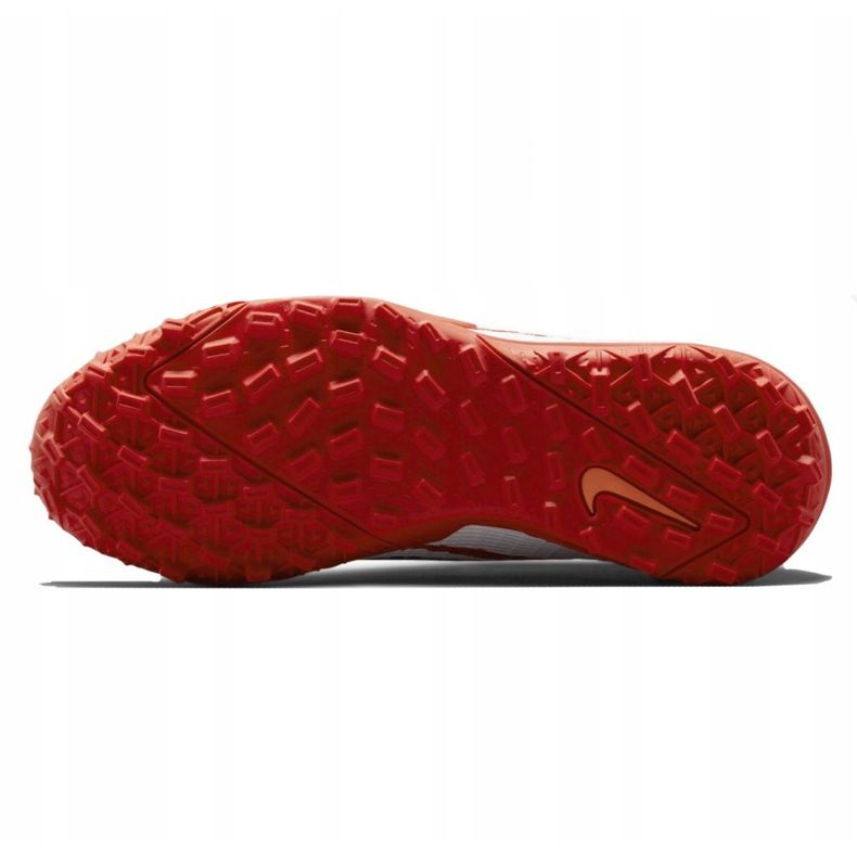 Nike Superfly 8 Academy CR7 Tf Jr DB2679-600 football shoes gray / silver, white, red white 2