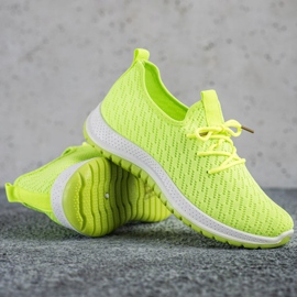 SHELOVET Neon Sneakers green 1 SHELOVET Neon Sneakers green 1