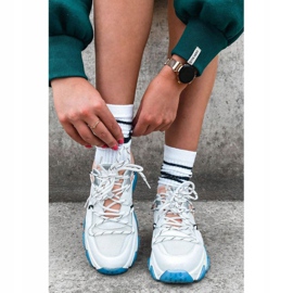 Sports shoes with large soles GOE HH2N4034 White-Pink 1 Sports shoes with large soles GOE HH2N4034 White-Pink 1