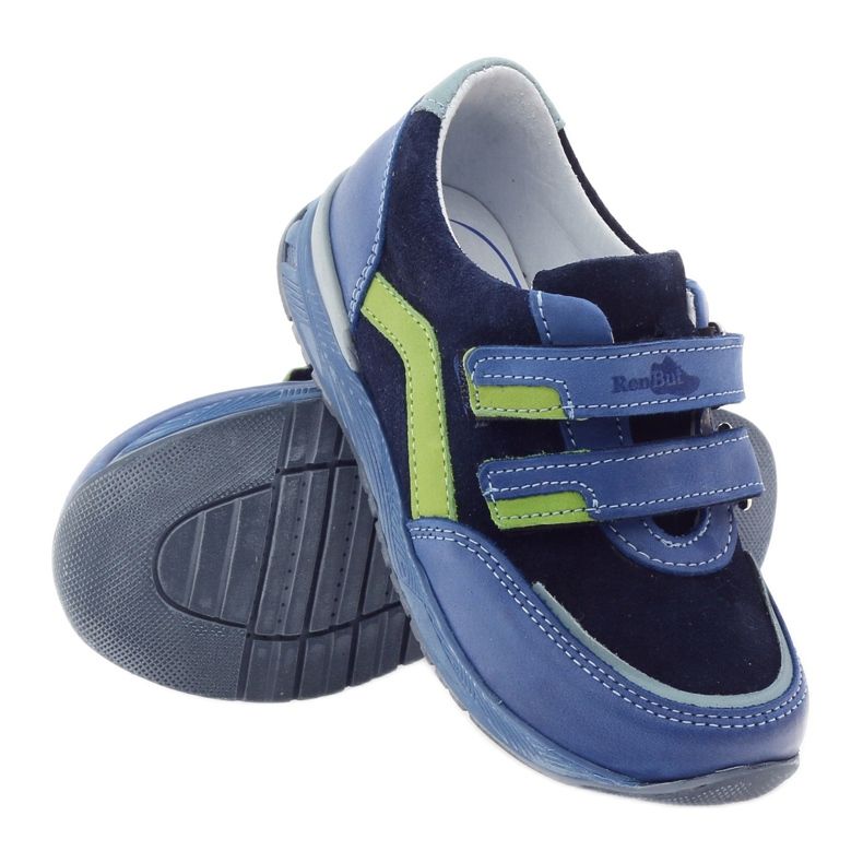 Boys' shoes with turnips Ren But 3261 gr multicolored green blue 3