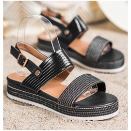 SHELOVET Sandals On The Platform black 1