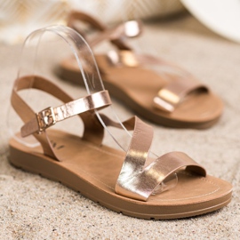 Cm Paris Casual Sandals With Eco Leather golden 1