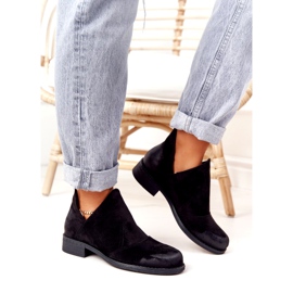 PS1 Black Hillary women's boots with cutouts 3