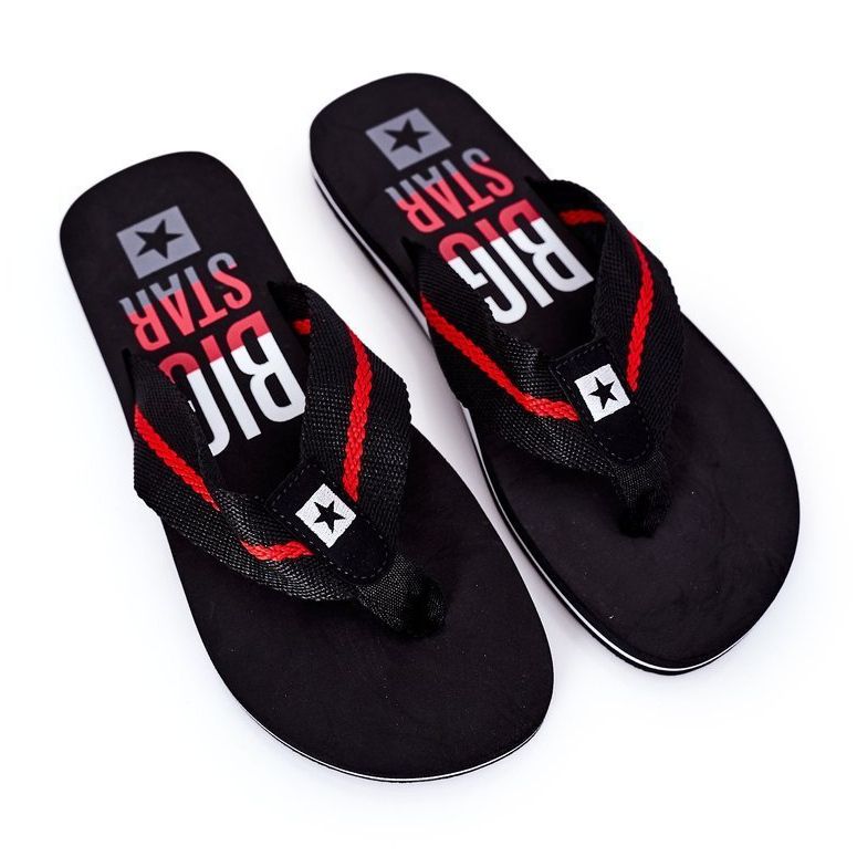 Men's Flip-flops Big Star FF174479 Black 1