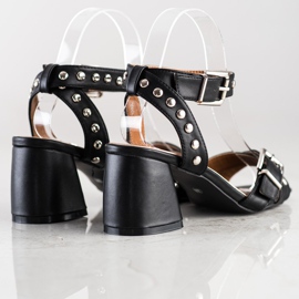 Mannika Rock Sandals On A Bar black 2