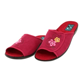 Women's slippers Adanex 24625 red 3