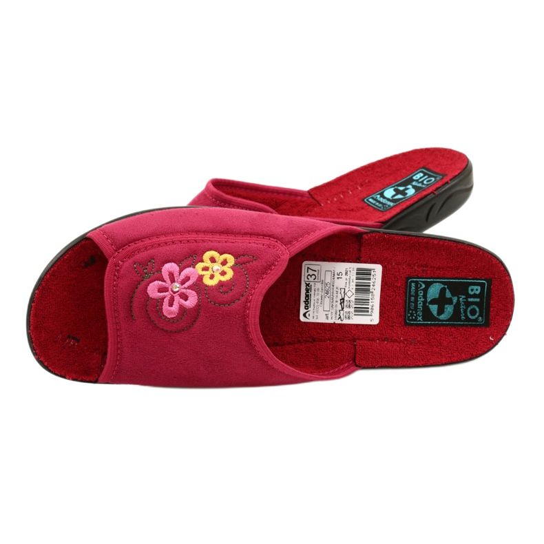 Women's slippers Adanex 24625 red 4
