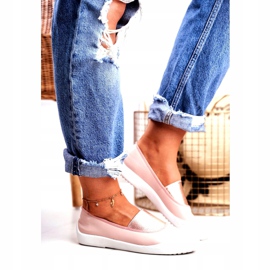 LU BOO Sneakers Slip On Slip-on Sneakers Pink Justy 1