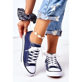 Women's Classic Navy Blue Omerta sneakers 2 Women's Classic Navy Blue Omerta sneakers 2