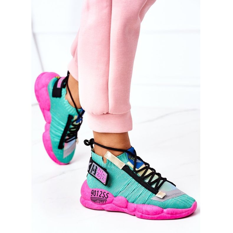 PS1 Women's Sport Shoes Sneakers Green Bubble Tea pink 1 PS1 Women's Sport Shoes Sneakers Green Bubble Tea pink 1