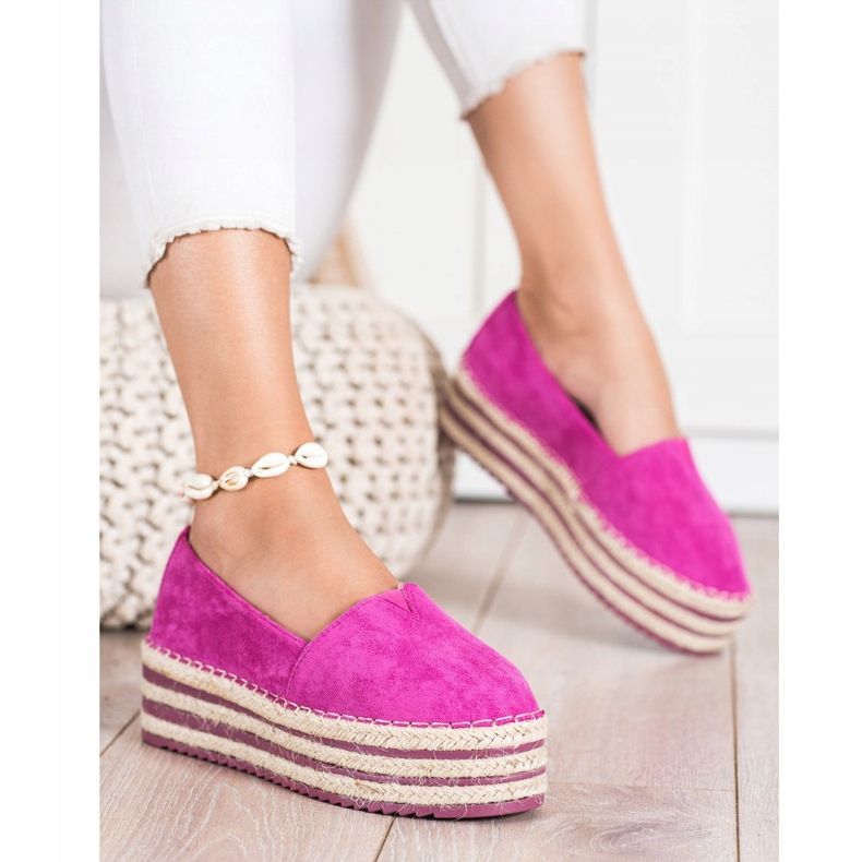 Mannika Espadrilles On High Platform pink 1
