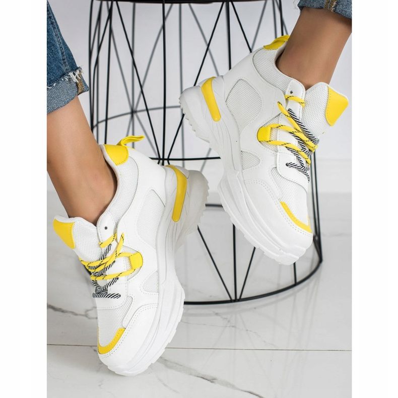 SHELOVET White Fashion Sneakers 2