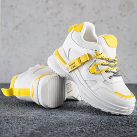 SHELOVET White Fashion Sneakers 1