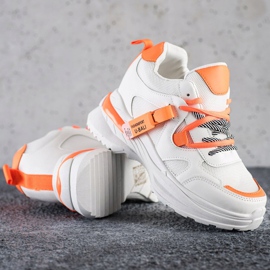 SHELOVET White Fashion Sneakers 1