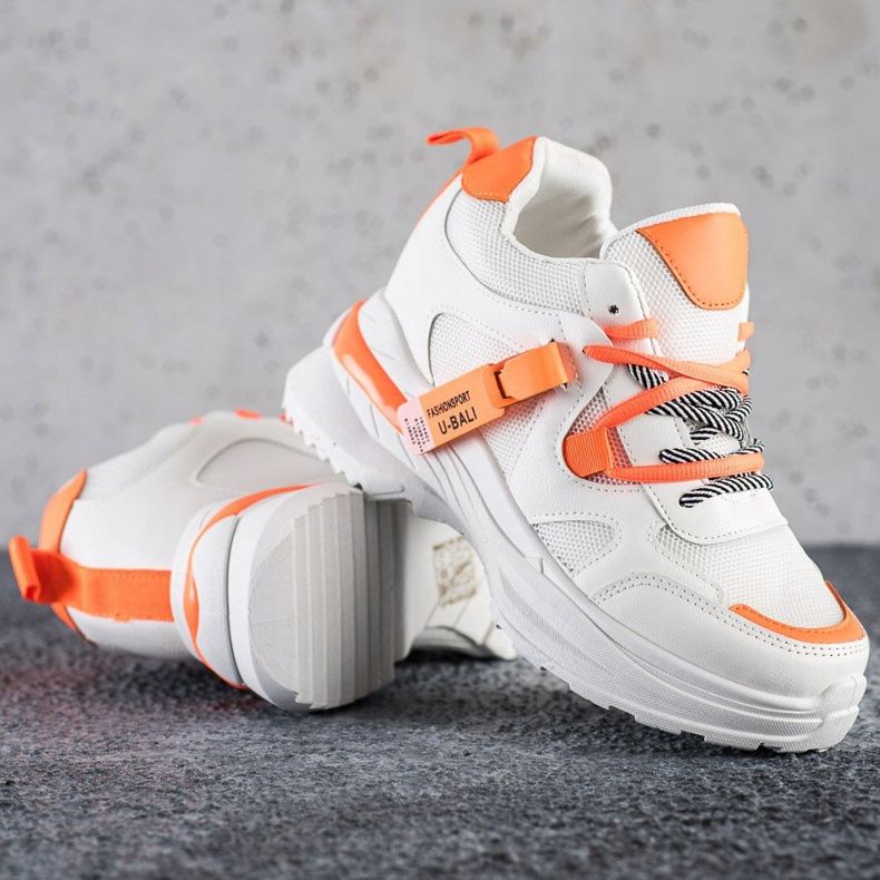 SHELOVET White Fashion Sneakers 1