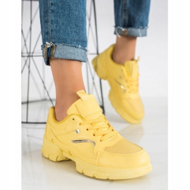 Marquiz Fashionable Yellow Sneakers 1