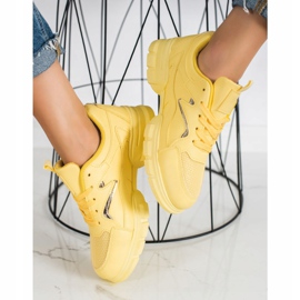 Marquiz Fashionable Yellow Sneakers 2