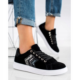 SHELOVET Suede Sneakers black 2