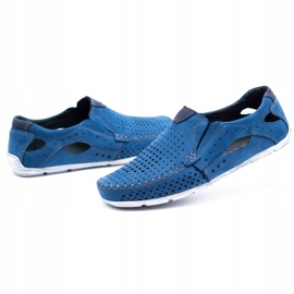 Olivier Men's shoes moccasins 901 summer blue 4 Olivier Men's shoes moccasins 901 summer blue 4