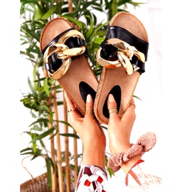 PS1 White Flip Flops With A Chain Last Dance golden 1