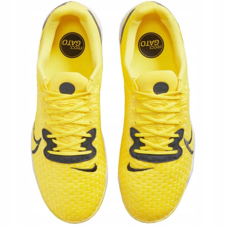 Nike React Gato Ic M CT0550-710 shoes yellow yellow 1